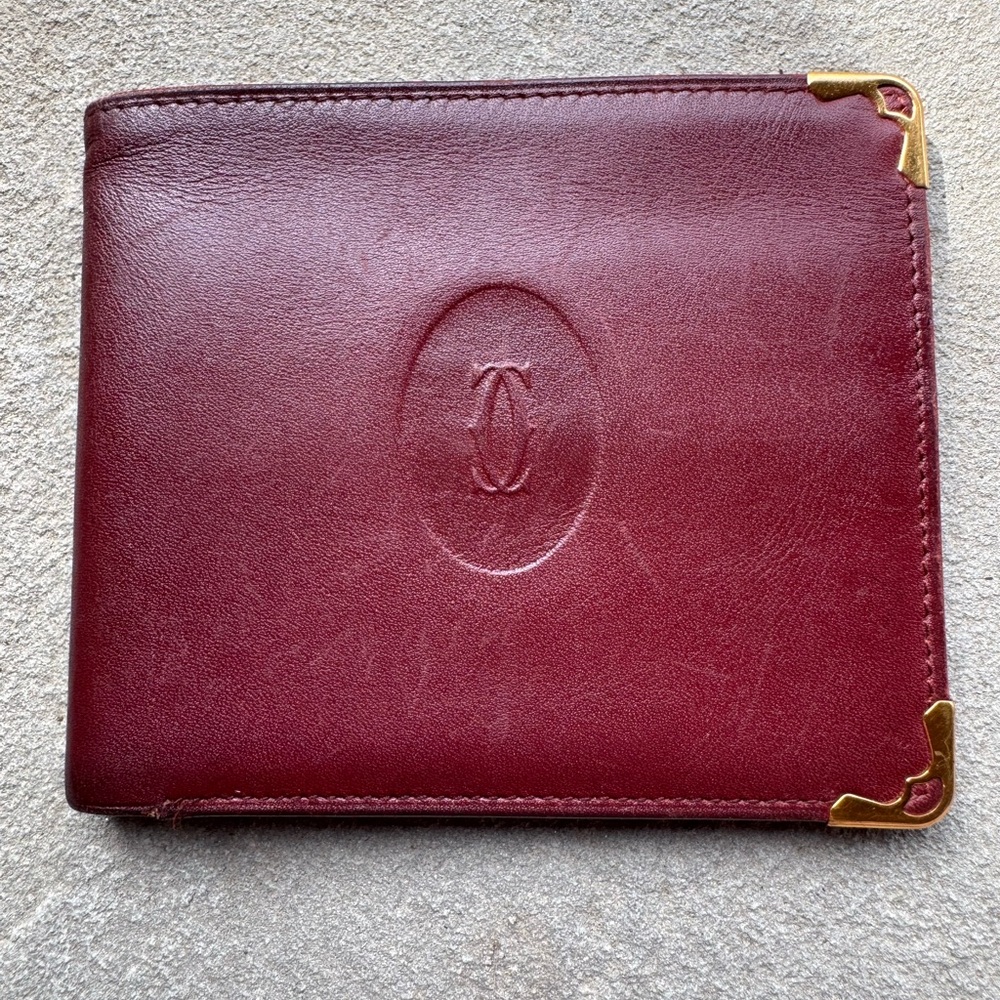 Cartier Vintage Bifold Wallet As Is